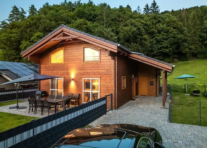 Wellness-Chalet am Badesee für bis zu 10 Personen